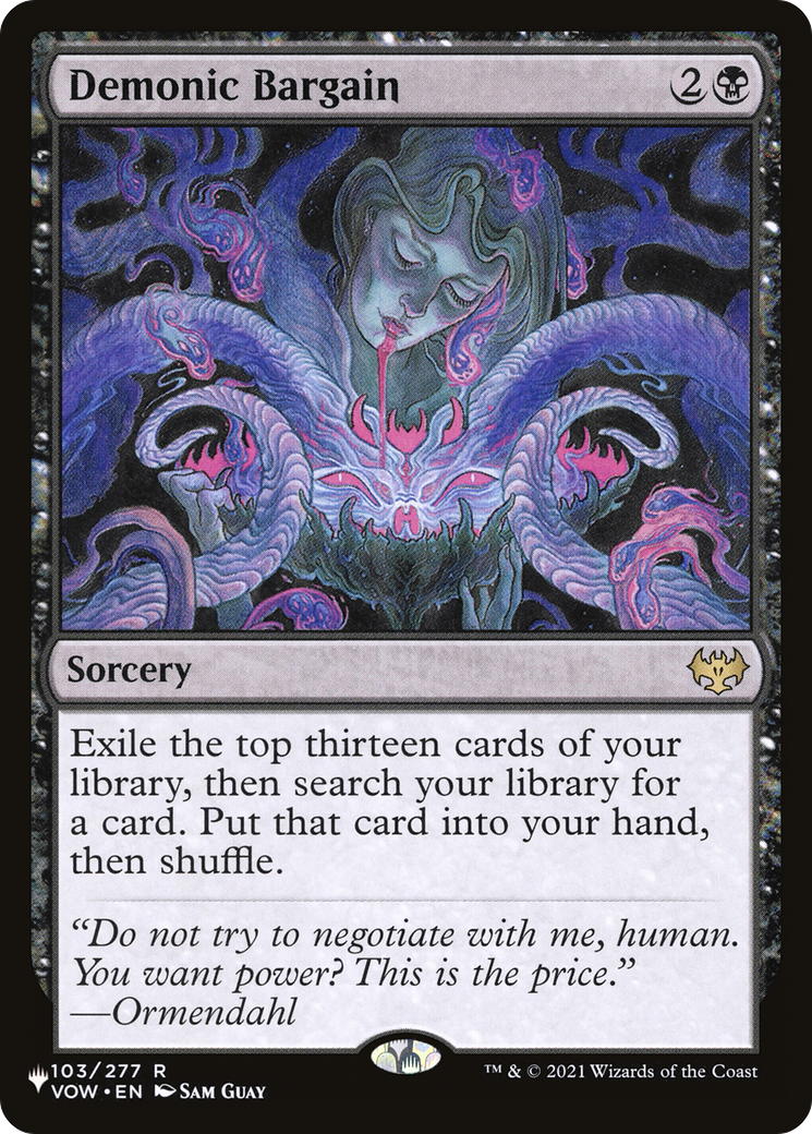 Demonic Bargain Card Image