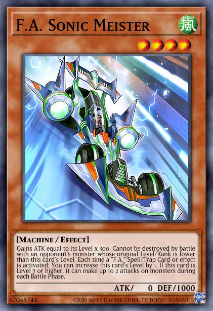 F.A. Sonic Meister Card Image