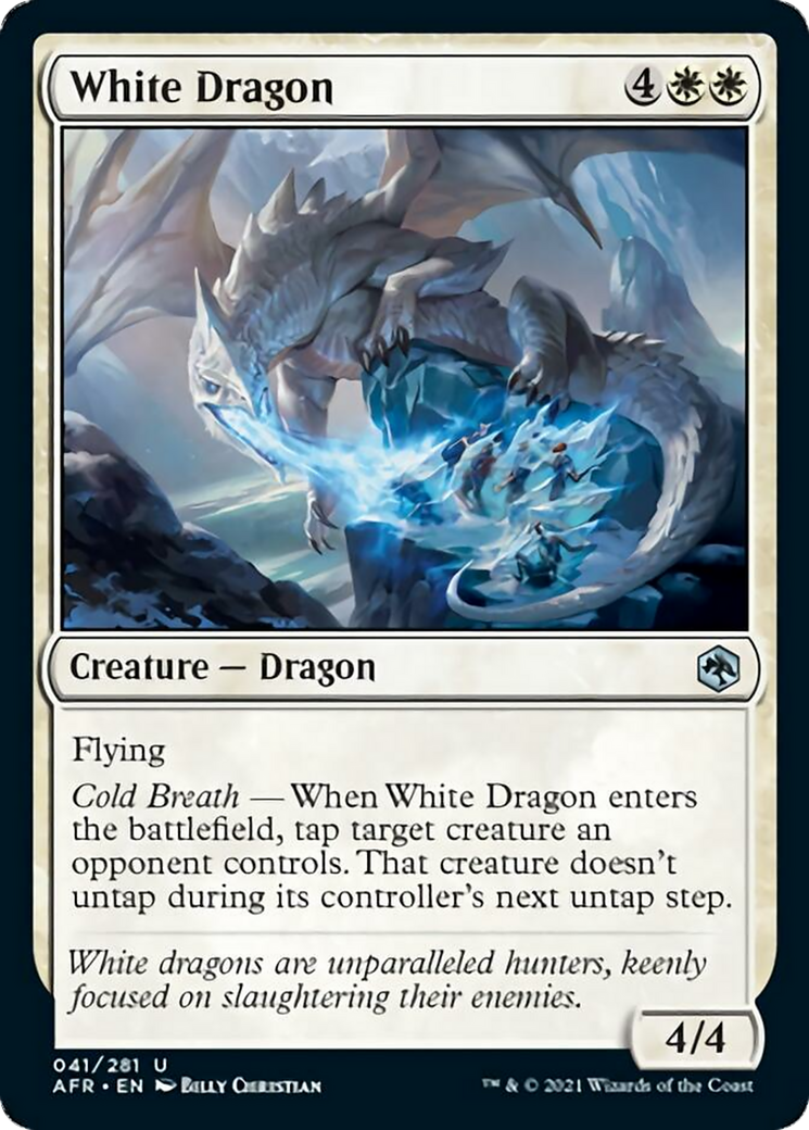 White Dragon Card Image
