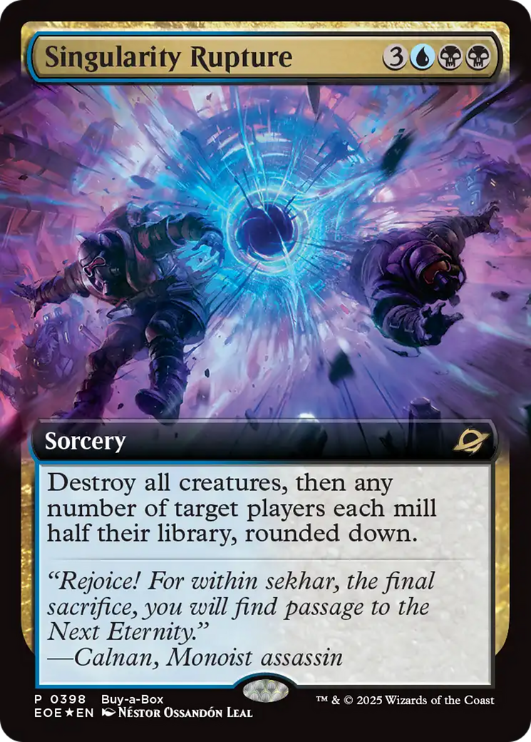 Singularity Rupture Card Image