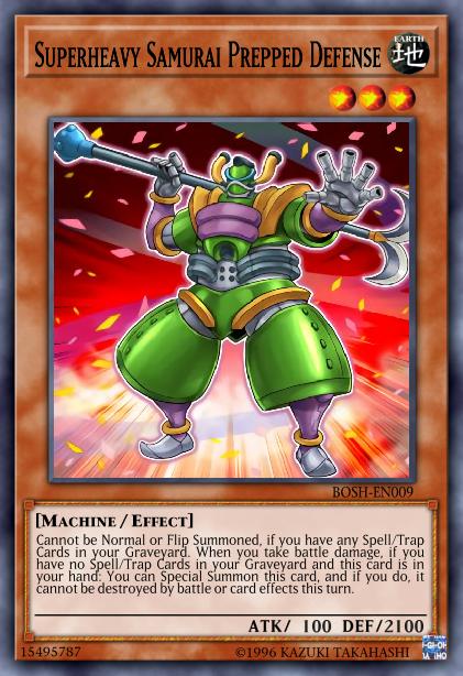 Superheavy Samurai Prepped Defense Card Image