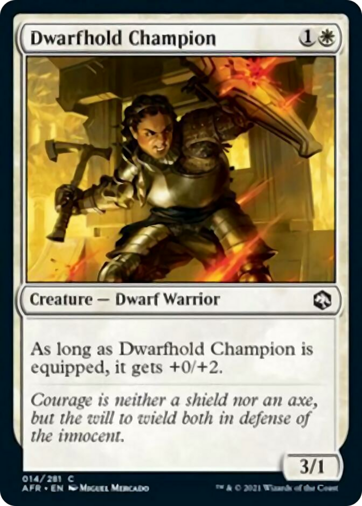 Dwarfhold Champion Card Image
