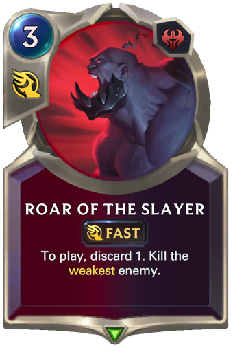 Roar of the Slayer Card Image