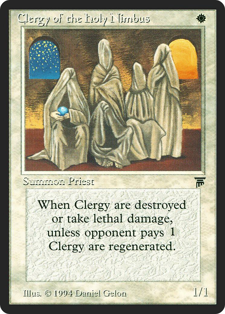 Clergy of the Holy Nimbus Card Image