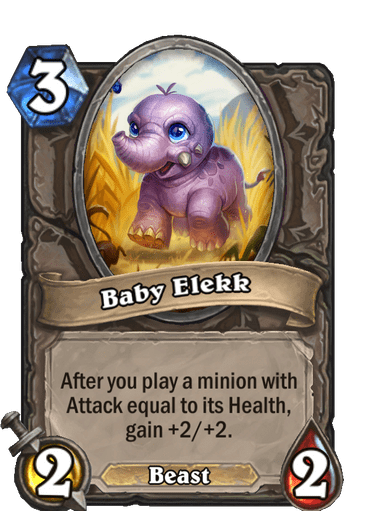 Baby Elekk Card Image
