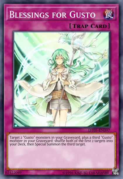 Blessings for Gusto Card Image