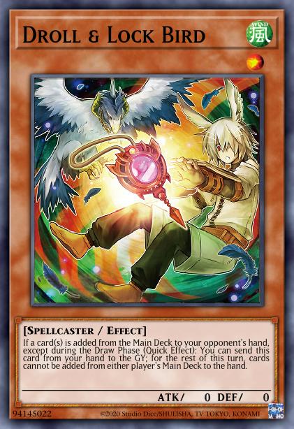 Droll & Lock Bird Yu-Gi-Oh Card, Art 2