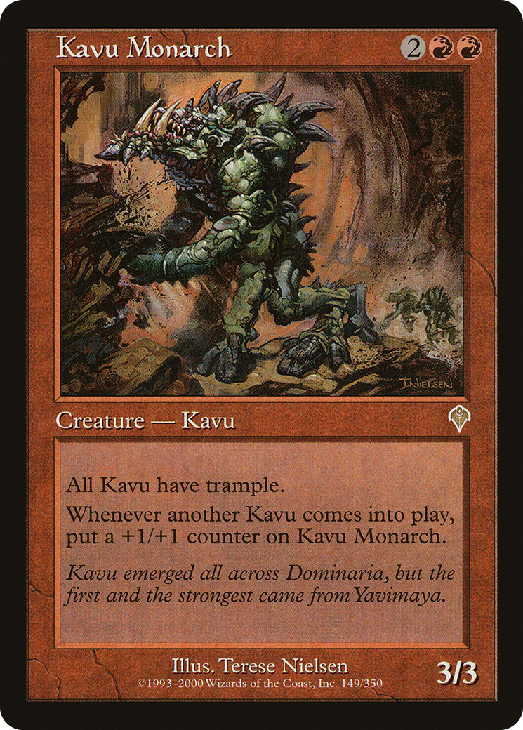 Kavu Monarch Card Image