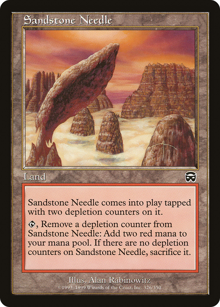 Sandstone Needle Card Image