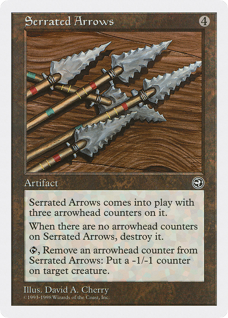 Serrated Arrows Card Image