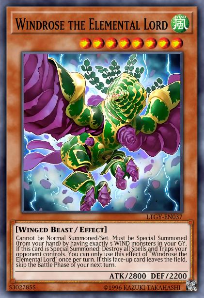 Windrose the Elemental Lord Card Image