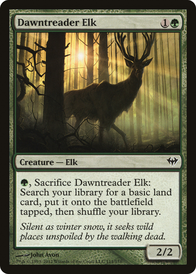 Dawntreader Elk Card Image