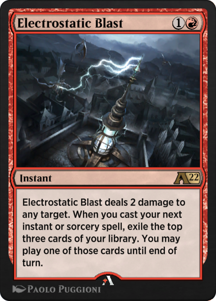 Electrostatic Blast Card Image