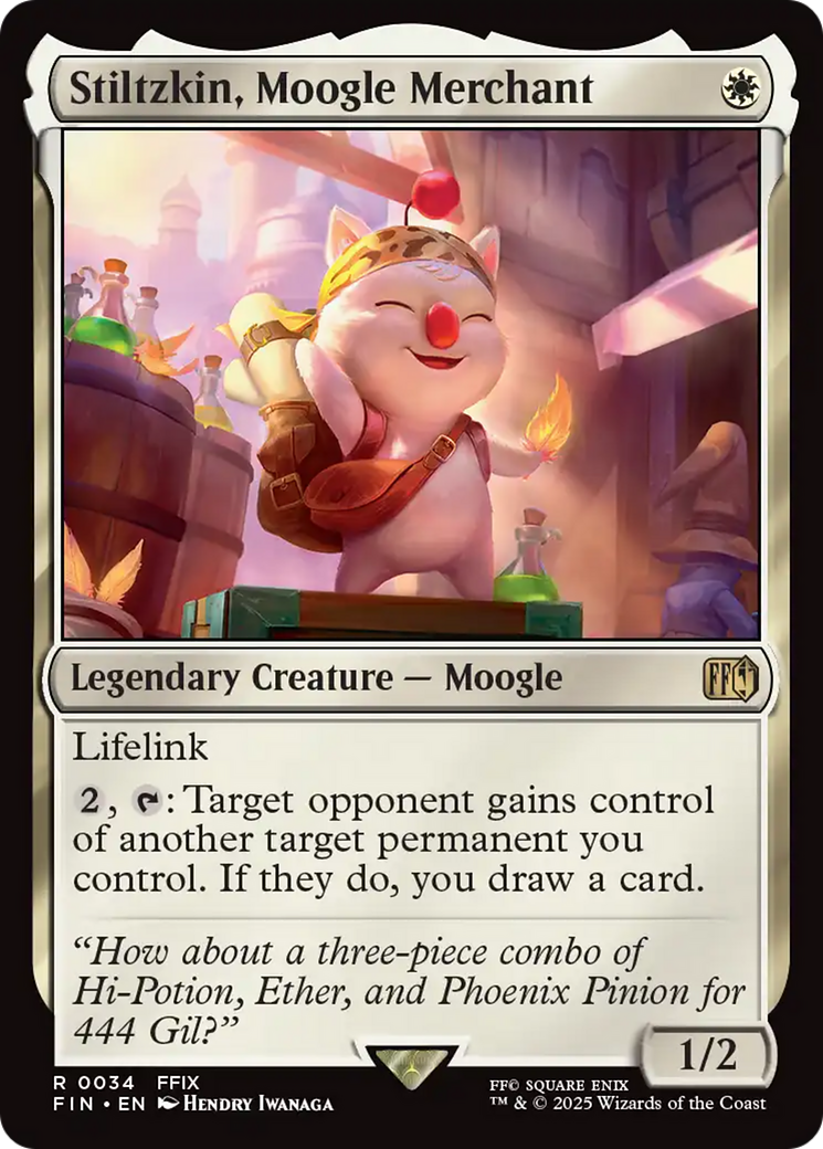 Stiltzkin, Moogle Merchant Card Image