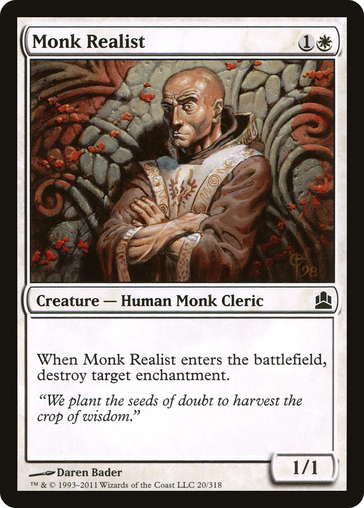 Monk Realist Card Image