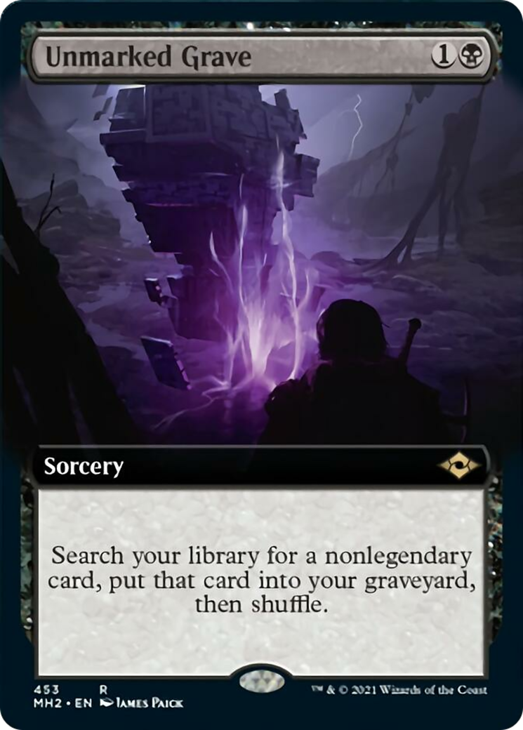 Unmarked Grave Card Image