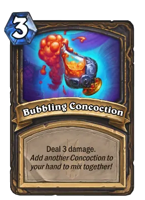Bubbling Concoction Card Image