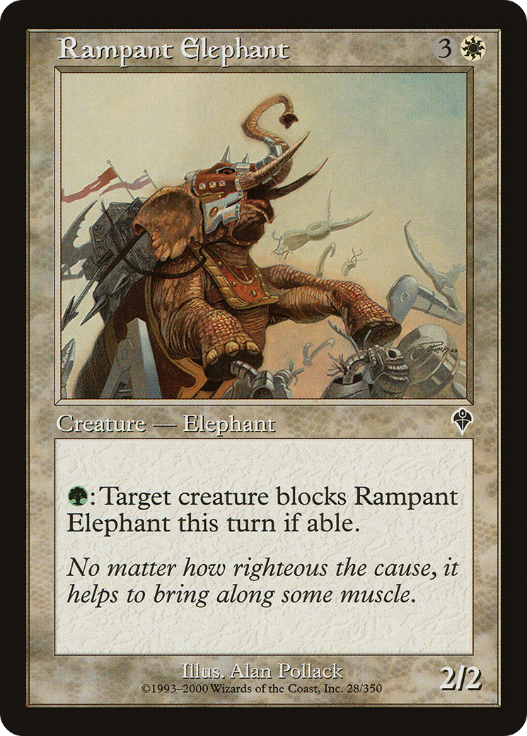 Rampant Elephant Card Image