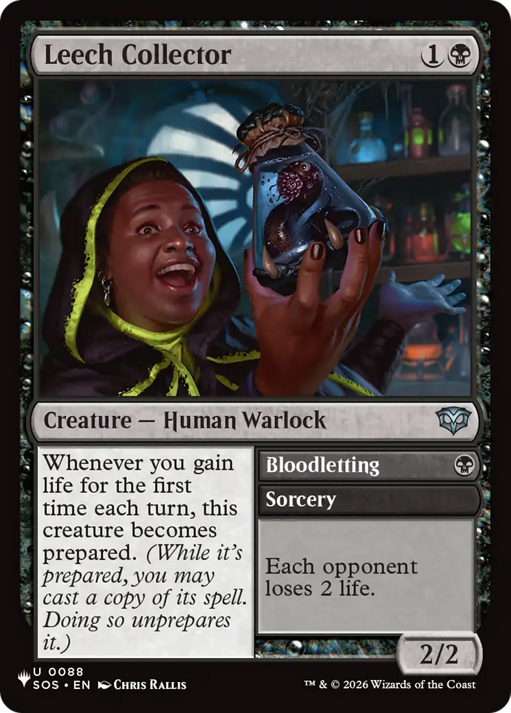 Leech Collector // Bloodletting Card Image