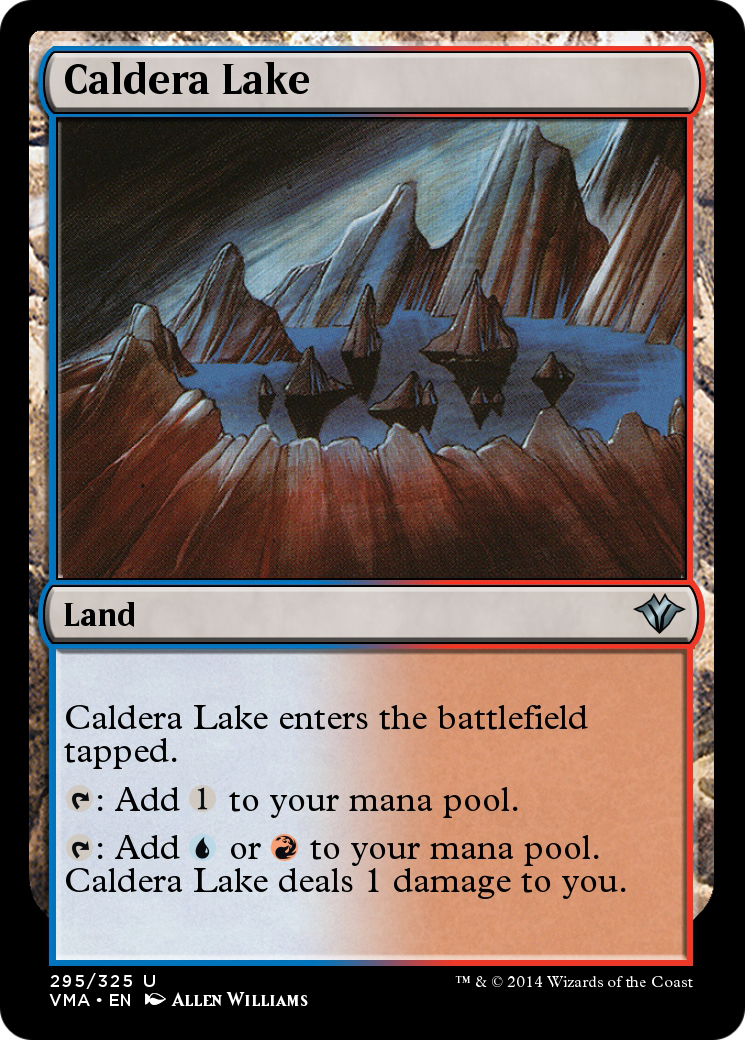 Caldera Lake Card Image