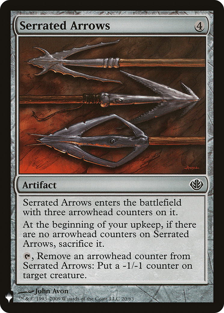 Serrated Arrows Card Image