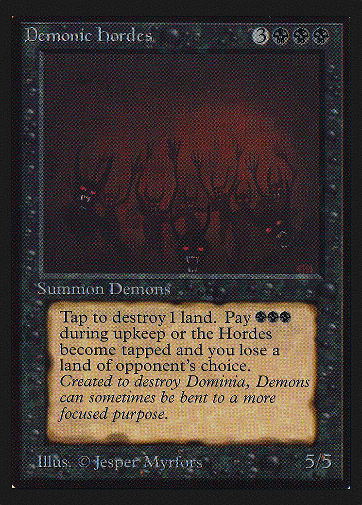Demonic Hordes Card Image