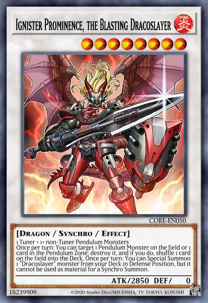 Ignister Prominence, the Blasting Dracoslayer Card Image