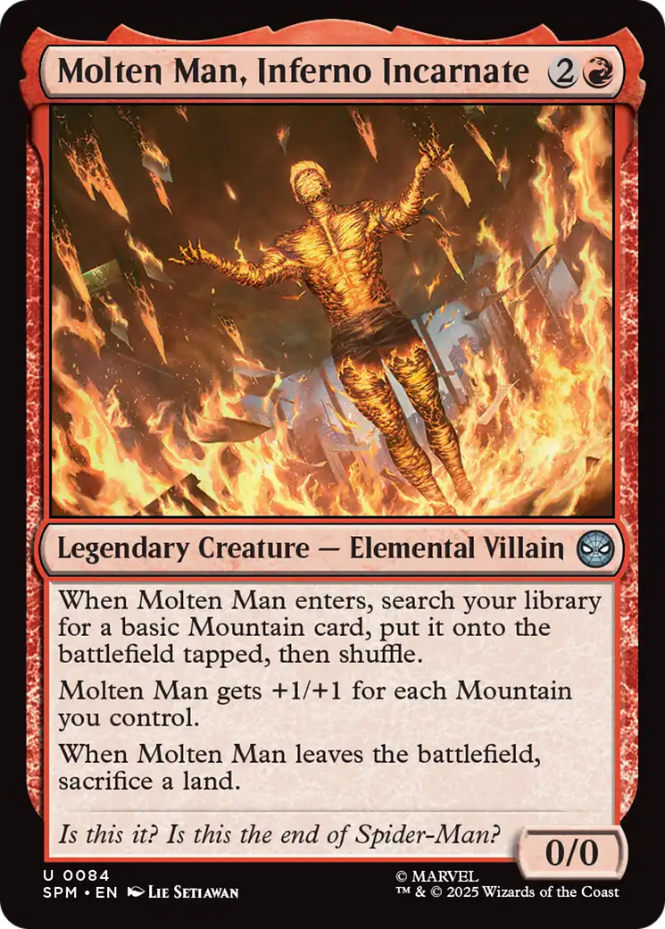 Molten Man, Inferno Incarnate Card Image