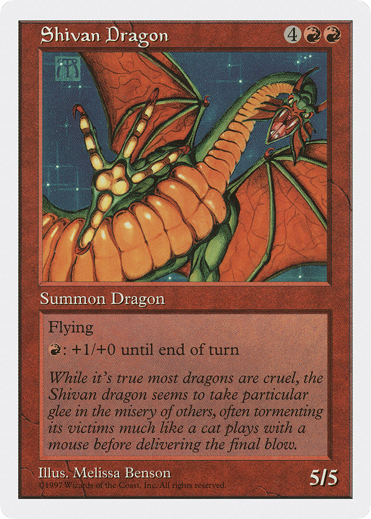 Shivan Dragon Card Image