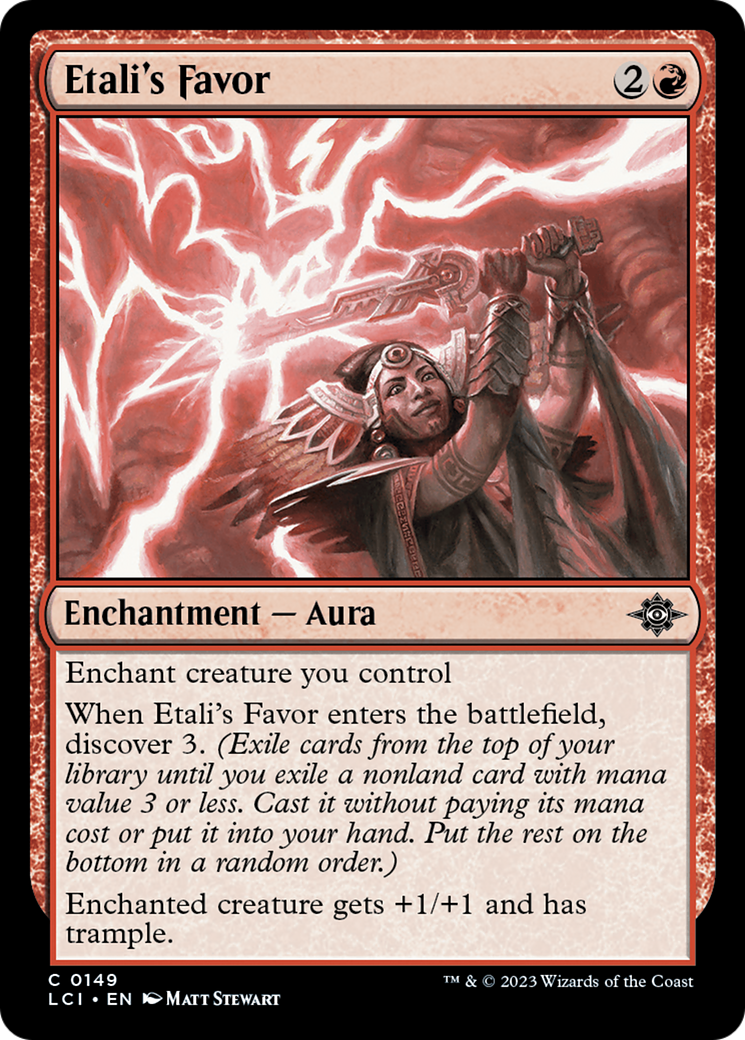 Etali's Favor Card Image