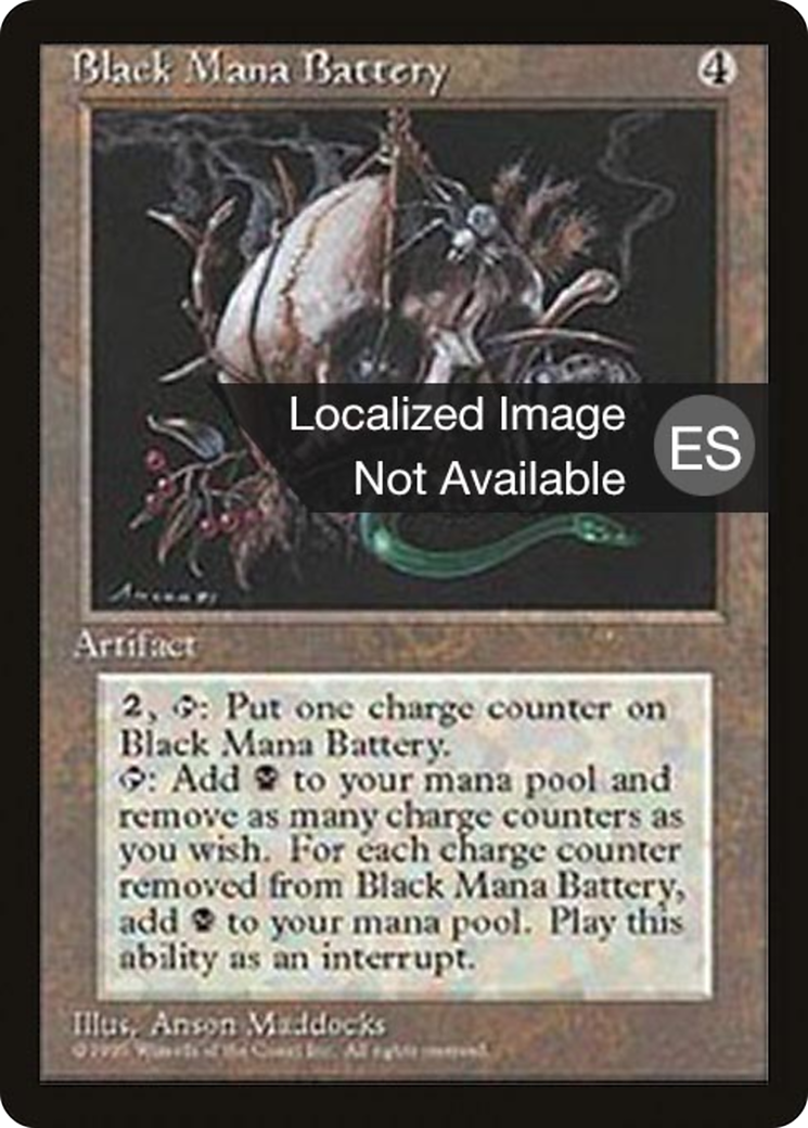 Black Mana Battery Card Image