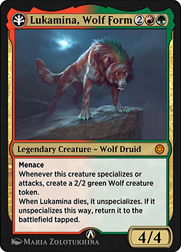 Lukamina, Wolf Form Card Image