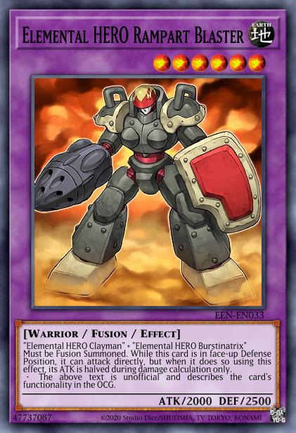 Elemental HERO Rampart Blaster Card Image