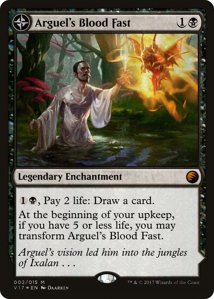 Arguel's Blood Fast // Temple of Aclazotz Card Image