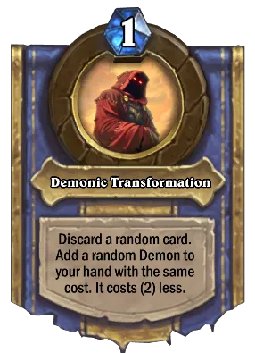 Demonic Transformation Card Image