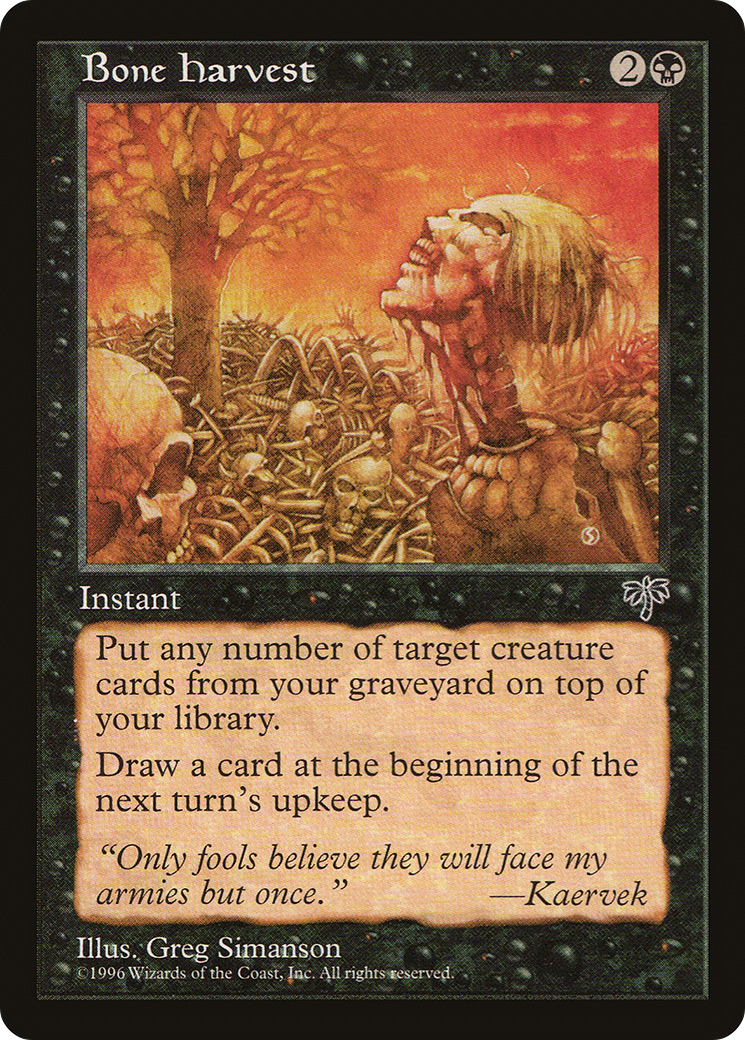 Bone Harvest Card Image