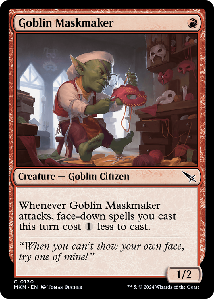 Goblin Maskmaker Card Image