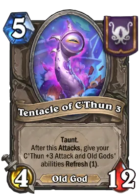 Tentacle of C'Thun 3 Card Image