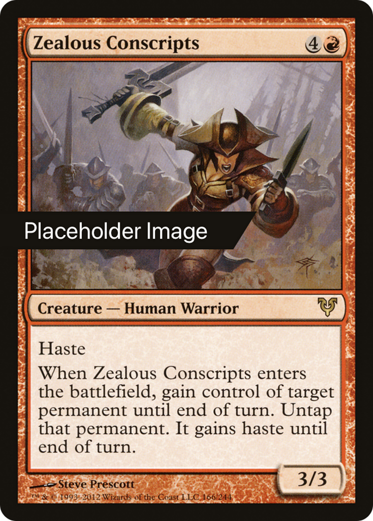 Zealous Conscripts Card Image