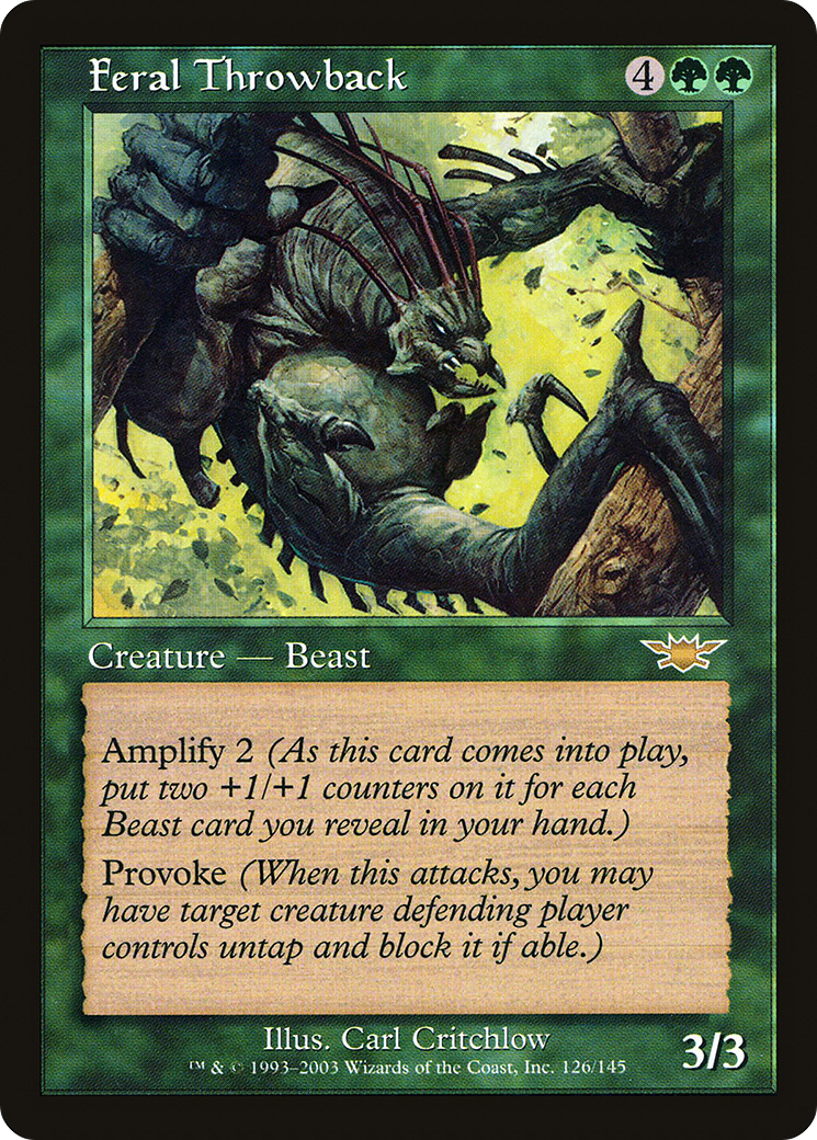 Feral Throwback Card Image