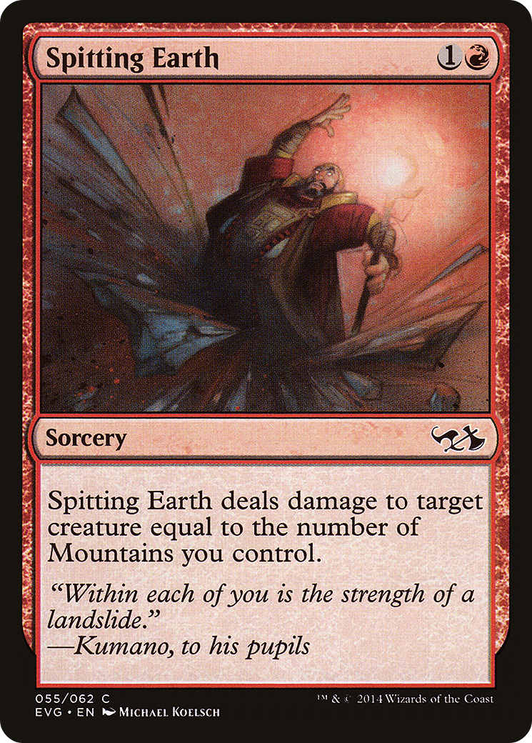 Spitting Earth Card Image