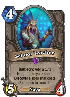 School Teacher Card Image