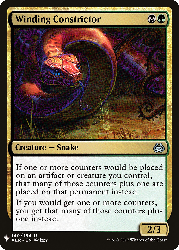 Winding Constrictor Card Image