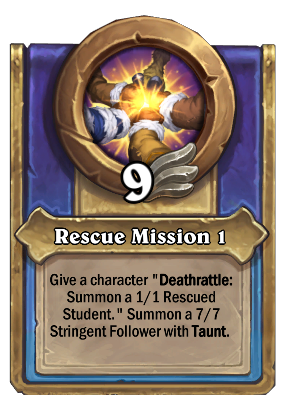 Rescue Mission 1 Card Image