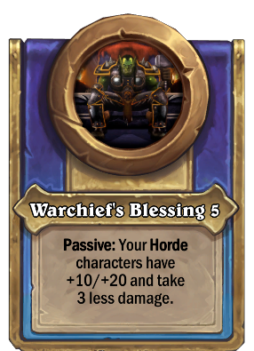 Warchief's Blessing 5 Card Image