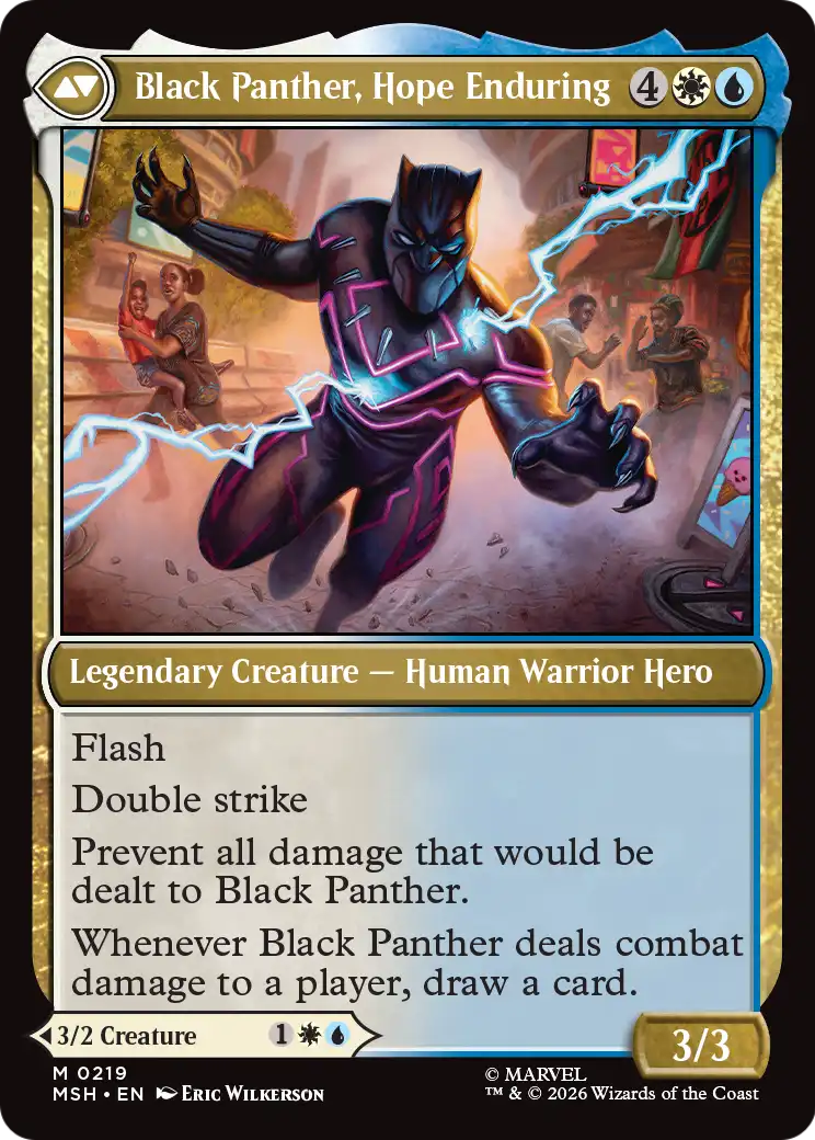 Black Panther, Hope Enduring Magic: The Gathering card