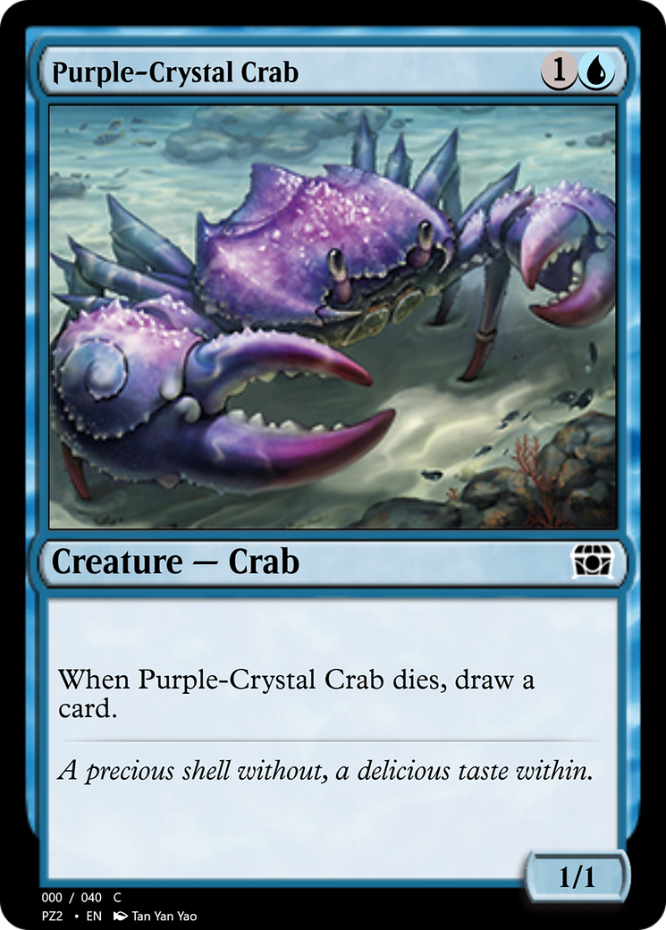 Purple-Crystal Crab Card Image