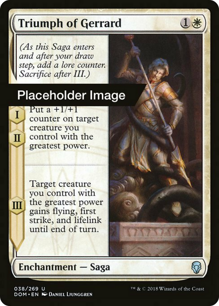 Triumph of Gerrard Card Image