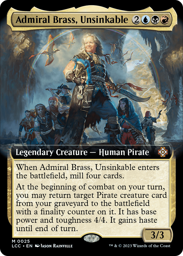 Admiral Brass, Unsinkable Card Image