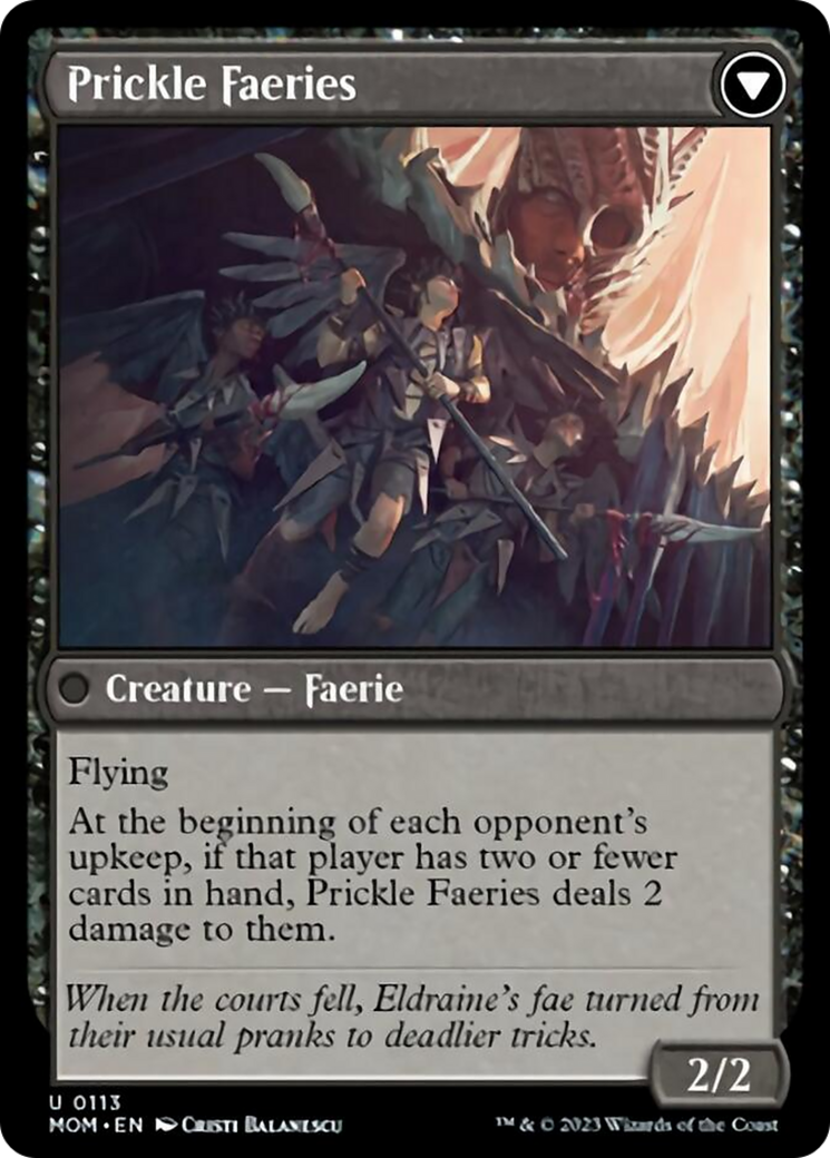 Invasion of Eldraine // Prickle Faeries Card Image
